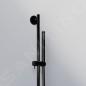 Steinberg 340 - Set de pommeau de douche, barre et flexible, noir 340 1600 S