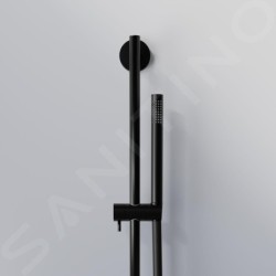 Steinberg 340 - Set de pommeau de douche, barre et flexible, noir 340 1600 S