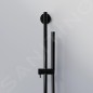 Steinberg 340 - Set de pommeau de douche, barre et flexible, noir 340 1600 S