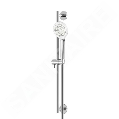 Steinberg 340 - Set de pommeau de douche, barre et flexible, 3 jets, chrome 340 1601