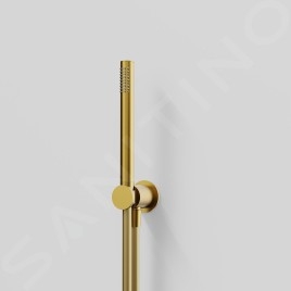 Steinberg 340 - Set de pommeau de douche, support et flexible, or brossé 340 1670 BG