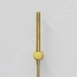 Steinberg 340 - Set de pommeau de douche, support et flexible, or brossé 340 1670 BG