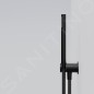 Steinberg 340 - Set de pommeau de douche, support et flexible, noir 340 1670 S