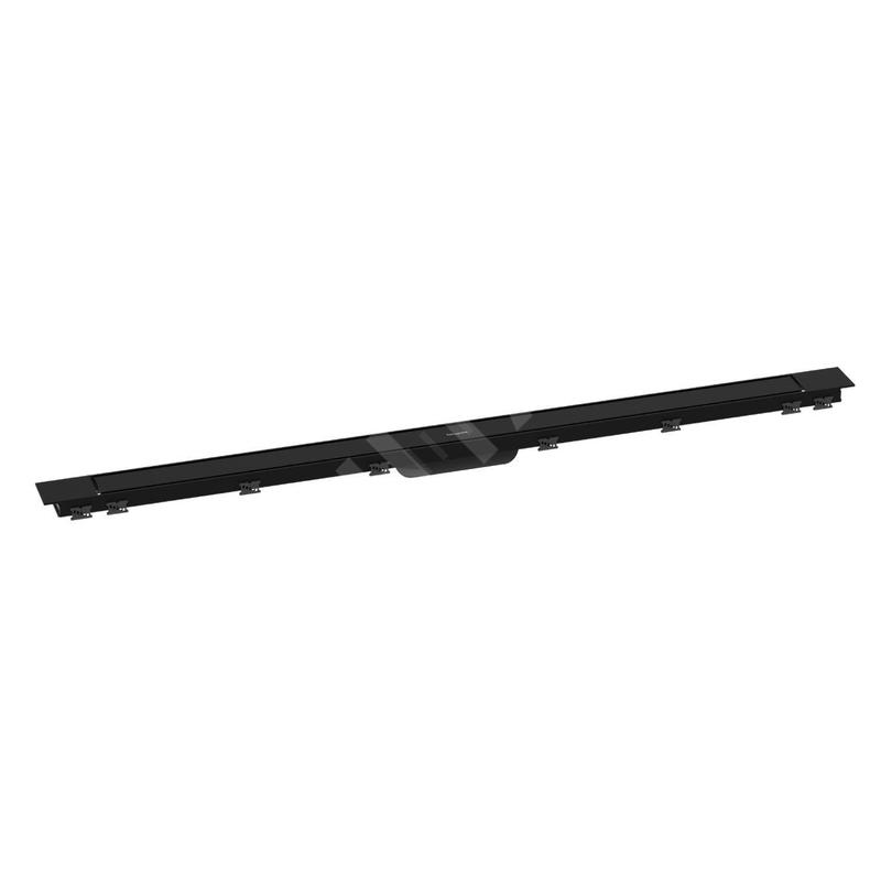 Hansgrohe RainDrain Match Plus - Caniveau de douche 120 cm, avec grille, noir mat 56218670 Hansgrohe RainDrain Match Plus - Caniveau de douche 120 cm, avec grille, noir mat 56218670