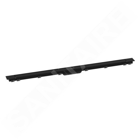 Hansgrohe RainDrain Match Plus - Caniveau de douche 120 cm, avec grille, noir mat 56218670