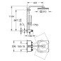 Grohe Euphoria SmartControl - Colonne de douche Cube 310 Duo avec thermostat, 2 jets, Cool Sunrise 26508GL0 Grohe Euphoria SmartControl - Colonne de douche Cube 310 Duo avec thermostat, 2 jets, Cool Sunrise 26508GL0