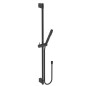 Ideal Standard Idealrain - Set de pommeau de douche, barre et flexible, noir soyeux A7617XG