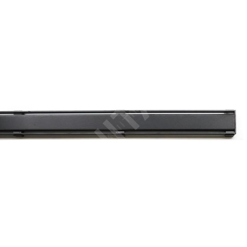 I-Drain DZIGNSTONE - Grille de conception pour baignoires Solid Linear, longueur 90 cm, noir métallique DP.GS.MB.0895