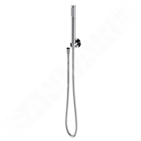Cersanit Inverto - Set de pommeau de douche, support et flexible, chrome S951-398