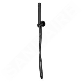 Cersanit Inverto - Set de pommeau de douche, support et flexible, noir S951-709