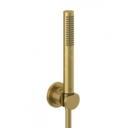 Kludi Nova Fonte - Set de pommeau de douche, support et flexible, or brossé 20850N0-15