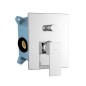 kielle Arkas I - Set de douche avec mitigeur encastré, 2 sorties, avec accessoires et corps d’encastrement, chrome 20611SP20 kielle Arkas I - Set de douche avec mitigeur encastré, 2 sorties, avec accessoires et corps d’encastrement, chrome 20611SP20