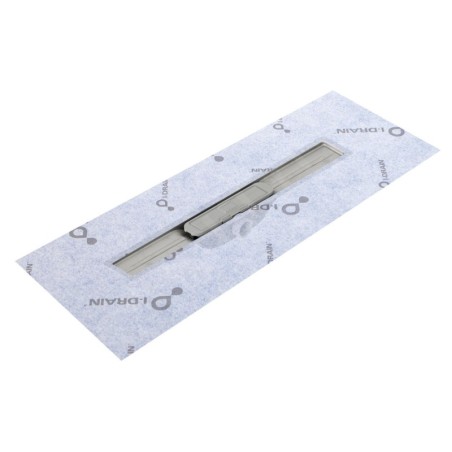 I-Drain Linear 54 - Receveur de douche en acier inoxydable PRO SS Linear, longueur 1200 mm, avec étanchéité IP4M12001X1