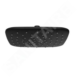 Ravak Flat - Set de douche avec mitigeur encastré, corps d’encastrement, 25x25 cm, noir X07S071