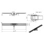 I-Drain Linear 72 - Receveur de douche en acier inoxydable PRO SS Linear, longueur 1000 mm, avec étanchéité IP5M10001X1 I-Drain Linear 72 - Receveur de douche en acier inoxydable PRO SS Linear, longueur 1000 mm, avec étanchéité IP5M10001X1
