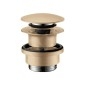 Hansgrohe Garnitures de vidage - Garniture de vidage Push-Open pour mitigeur de lavabo et de bidet, bronze brossé 50100140 Hansgrohe Garnitures de vidage - Garniture de vidage Push-Open pour mitigeur de lavabo et de bidet, bronze brossé 50100140