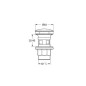 Grohe Accessoires - Garniture de vidagePush-Open 1 1/4, chrome 40824000