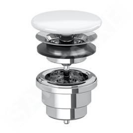 Villeroy & Boch Accessoires - Bonde non-refermable, blanc alpin 68080001