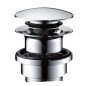 Hansgrohe Garnitures de vidage - Garniture de vidage Push-Open pour mitigeurs de lavabo et bidet, chrome 50100000 Hansgrohe Garnitures de vidage - Garniture de vidage Push-Open pour mitigeurs de lavabo et bidet, chrome 50100000