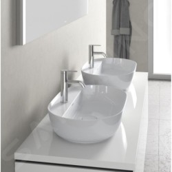 Duravit Luv - Vasque 600x400 mm, avec un trou pour robinet, DuraCeram, blanc alpin 0380600000