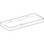 Geberit Smyle Square - Double lavabo 1200x480 mm, avec trop-plein, 2 trous pour robinetterie, blanc 500.253.01.1 Geberit Smyle Square - Double lavabo 1200x480 mm, avec trop-plein, 2 trous pour robinetterie, blanc 500.253.01.1