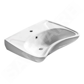 Sapho Disabled - Lavabo en céramique 59x45,5 cm pour PMR (3001) 10TP60060
