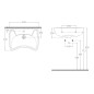 Sapho Disabled - Lavabo en céramique 59x45,5 cm pour PMR (3001) 10TP60060 Sapho Disabled - Lavabo en céramique 59x45,5 cm pour PMR (3001) 10TP60060