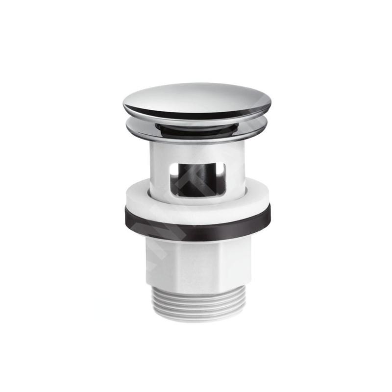 Hansgrohe Garnitures de vidage - Garniture de vidage Push-Open pour mitigeurs de lavabo et bidet, chrome 50105000 Hansgrohe Garnitures de vidage - Garniture de vidage Push-Open pour mitigeurs de lavabo et bidet, chrome 50105000