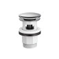 Hansgrohe Garnitures de vidage - Garniture de vidage Push-Open pour mitigeurs de lavabo et bidet, chrome 50105000 Hansgrohe Garnitures de vidage - Garniture de vidage Push-Open pour mitigeurs de lavabo et bidet, chrome 50105000