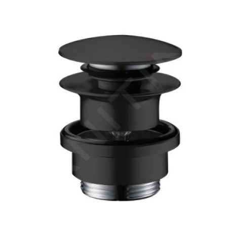 Hansgrohe Garnitures de vidage - Garniture de vidange Push-Open, noir mat 50100670