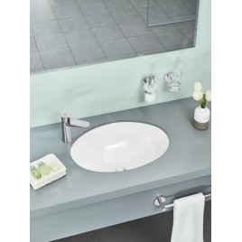 Grohe Bau Ceramic - Lavabo avec trop-plein, 560 x 420 mm, blanc alpin 39423000