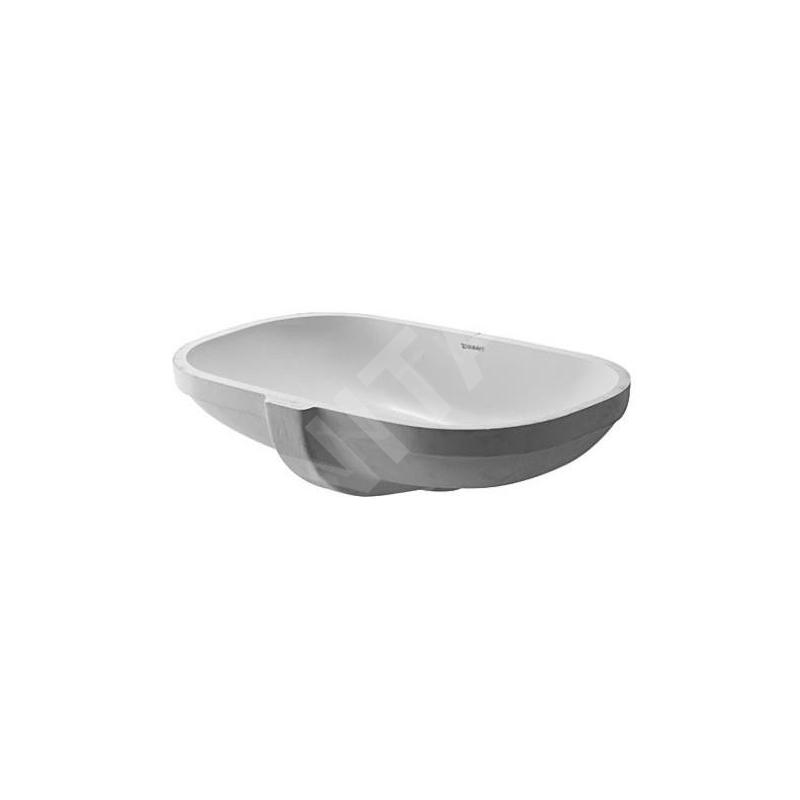 Duravit D-Code - Vasque à encastrer 495x290 mm, sans trou, blanc alpin 0338490000 Duravit D-Code - Vasque à encastrer 495x290 mm, sans trou, blanc alpin 0338490000
