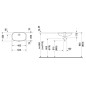 Duravit D-Code - Vasque à encastrer 495x290 mm, sans trou, blanc alpin 0338490000 Duravit D-Code - Vasque à encastrer 495x290 mm, sans trou, blanc alpin 0338490000
