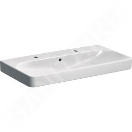 Geberit Smyle Square - Lavabo 900x480 mm, avec trop-plein, 2 trous pour robinetterie, blanc 500.252.01.1