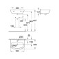 Grohe Bau Ceramic - Lavabo 553x386 mm, avec un trou pour mitigeur, blanc alpin 39440000 Grohe Bau Ceramic - Lavabo 553x386 mm, avec un trou pour mitigeur, blanc alpin 39440000