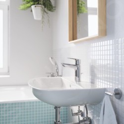 Grohe Bau Ceramic - Lavabo 553x386 mm, avec un trou pour mitigeur, blanc alpin 39440000