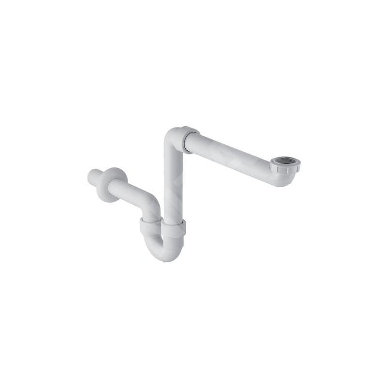 Geberit Accessoires - Siphon gain de place, blanc alpin 151.107.11.1 Geberit Accessoires - Siphon gain de place, blanc alpin 151.107.11.1