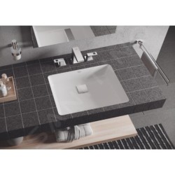 Grohe Cube Ceramic - Vasque encastrée, 492x370 mm, PureGuard, blanc alpin 3948000H