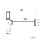 Ideal Standard Accessoires - Siphon design, chrome E0079AA Ideal Standard Accessoires - Siphon design, chrome E0079AA