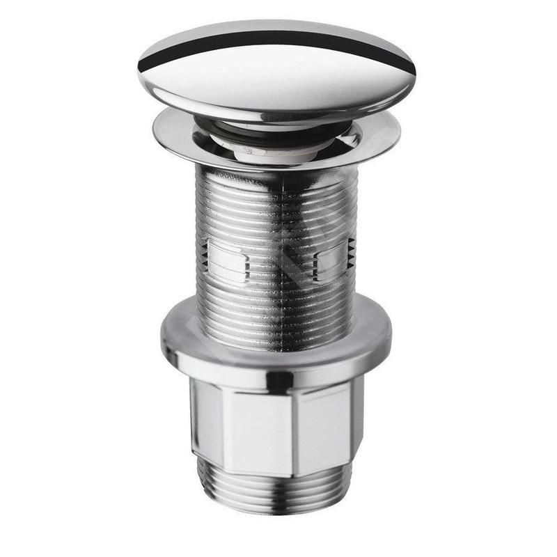 Sapho Accessoires Silfa - Bon refermable 1 1/4, pour lavabo avec trop-plein, ClickClack, chrome WA43451