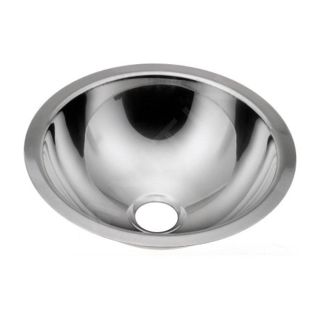 Sapho Inox - Lavabo à encastrer, inox, diamètre 305 mm 13028.B
