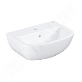 Grohe Bau Ceramic - Lave-mains 453x354 mm, avec un trou pour mitigeur, blanc alpin 39424000