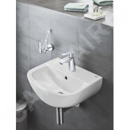 Grohe Bau Ceramic - Lave-mains 453x354 mm, avec un trou pour mitigeur, blanc alpin 39424000