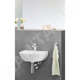 Grohe Bau Ceramic - Lave-mains 453x354 mm, avec un trou pour mitigeur, blanc alpin 39424000