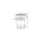 Aqualine Accessoires - Garniture de vidage refermable, ClickClack, chrome CV1008