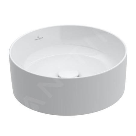 Villeroy & Boch Collaro - Vasque, diamètre 400 mm, CeramicPlus, Stone White 4A1840RW