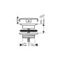 Hansgrohe Garnitures de vidage - Garniture de vidage de lavabo sans fermeture, chrome 50001000 Hansgrohe Garnitures de vidage - Garniture de vidage de lavabo sans fermeture, chrome 50001000