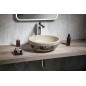 Sapho Priori - Lavabo, diamètre 420 mm, beige avec motif en bleu PI011 Sapho Priori - Lavabo, diamètre 420 mm, beige avec motif en bleu PI011