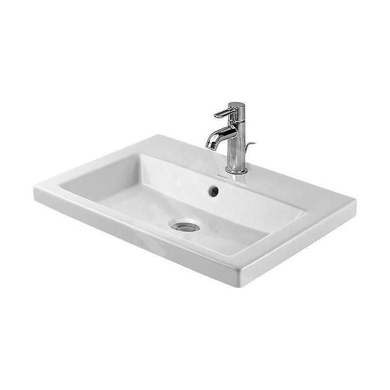 Duravit 2nd floor - Lavabo avec trop-plein, 600 mm x 430 mm, blanc - lavabo un trou 0347600000 Duravit 2nd floor - Lavabo avec trop-plein, 600 mm x 430 mm, blanc - lavabo un trou 0347600000