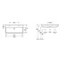 Villeroy & Boch Avento - Meuble lavabo 1000x470 mm, avec trop-plein, 2 trous de robinetterie, blanc alpin 4156A401 Villeroy & Boch Avento - Meuble lavabo 1000x470 mm, avec trop-plein, 2 trous de robinetterie, blanc alpin 4156A401